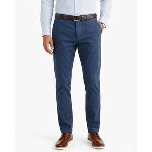 J.Crew 484 Slim Fit Tech Oxford Pants Navy Stretch Chino Men 31x32